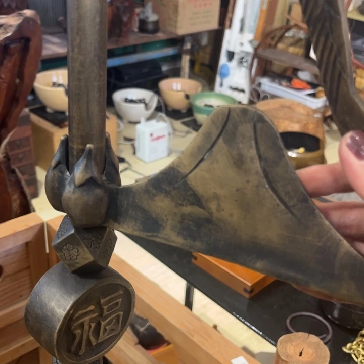 铜中古工艺品摆件