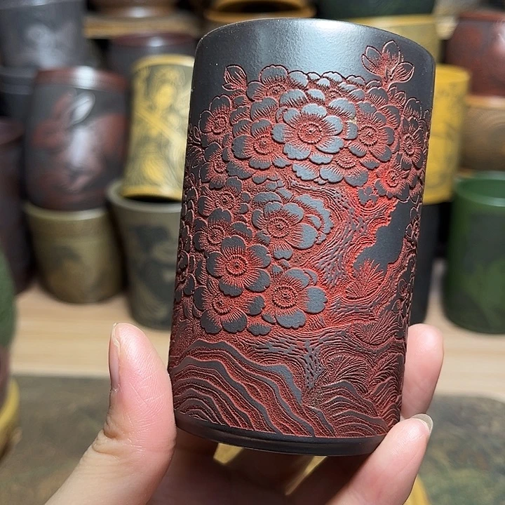 紫砂茶杯宜兴紫砂茶具正品