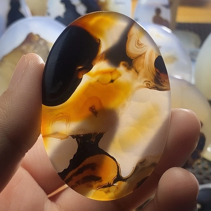 未镶嵌颈饰玛瑙/玉髓风**楼