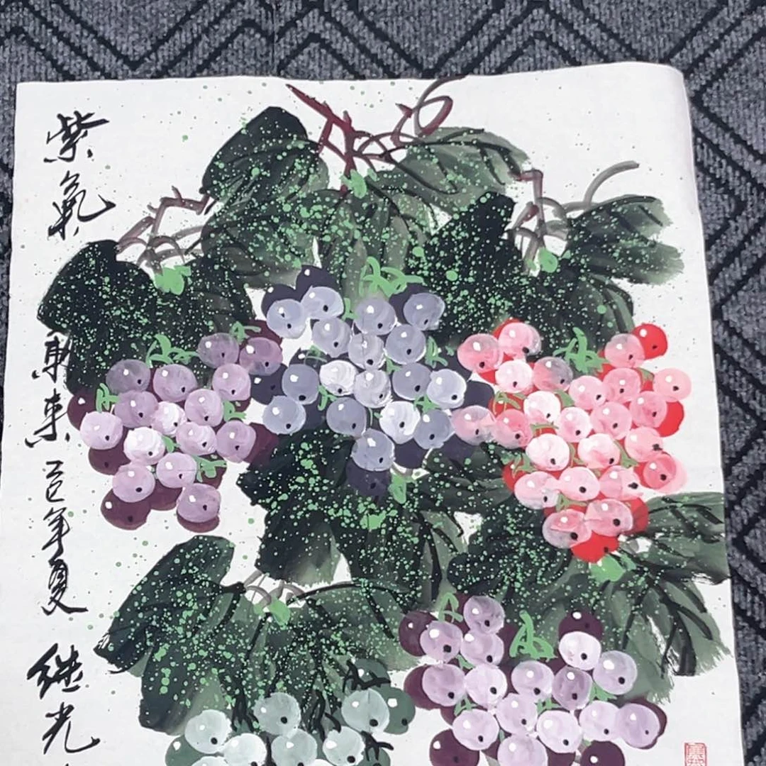国画戴继光三尺三开冯