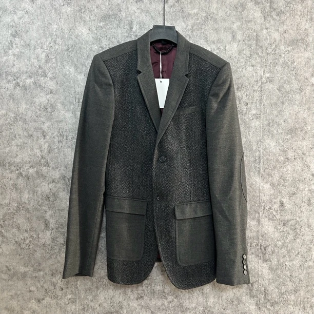 95新 BURBERRY/博柏利 灰色西服外套