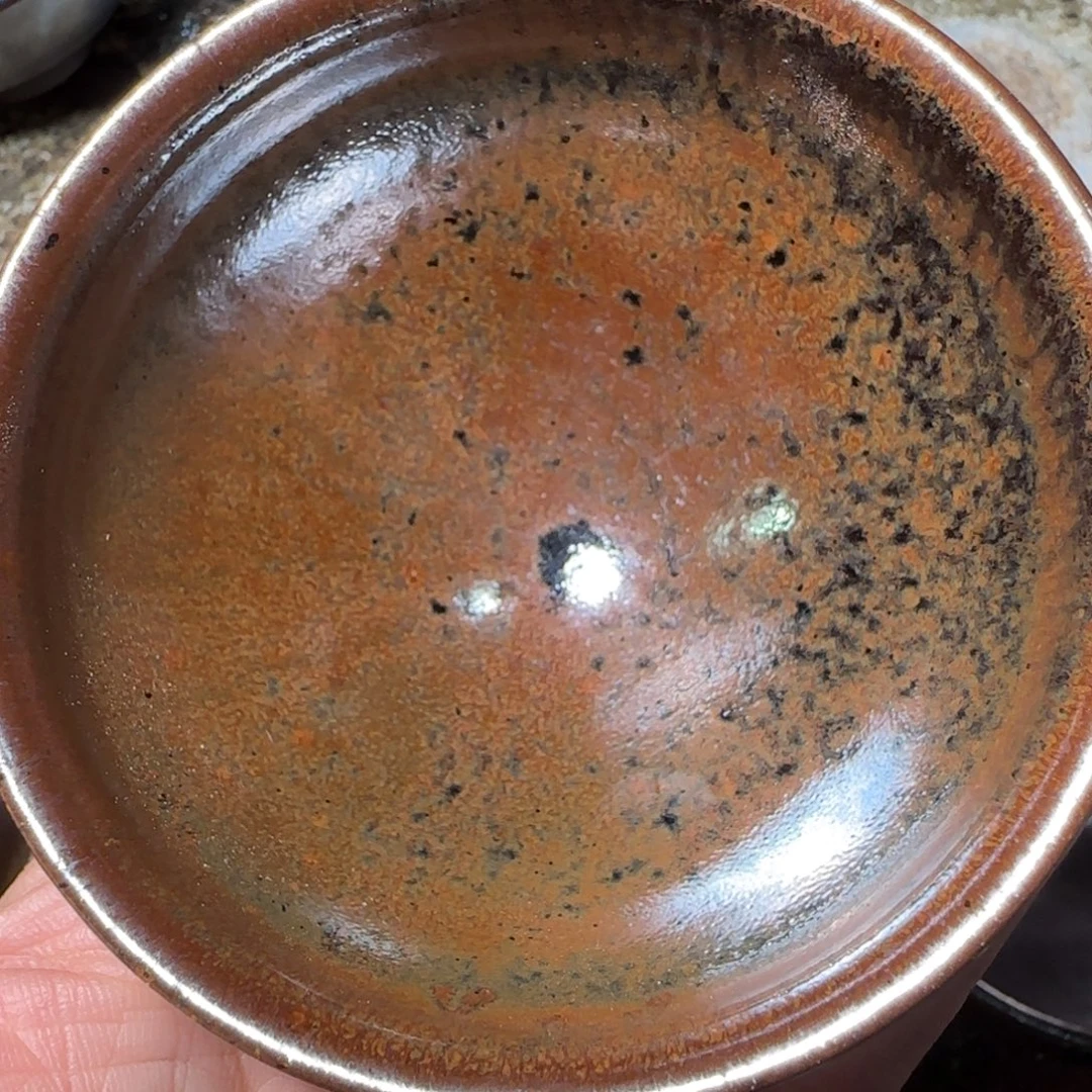 柴烧建盏茶盏茶杯217
