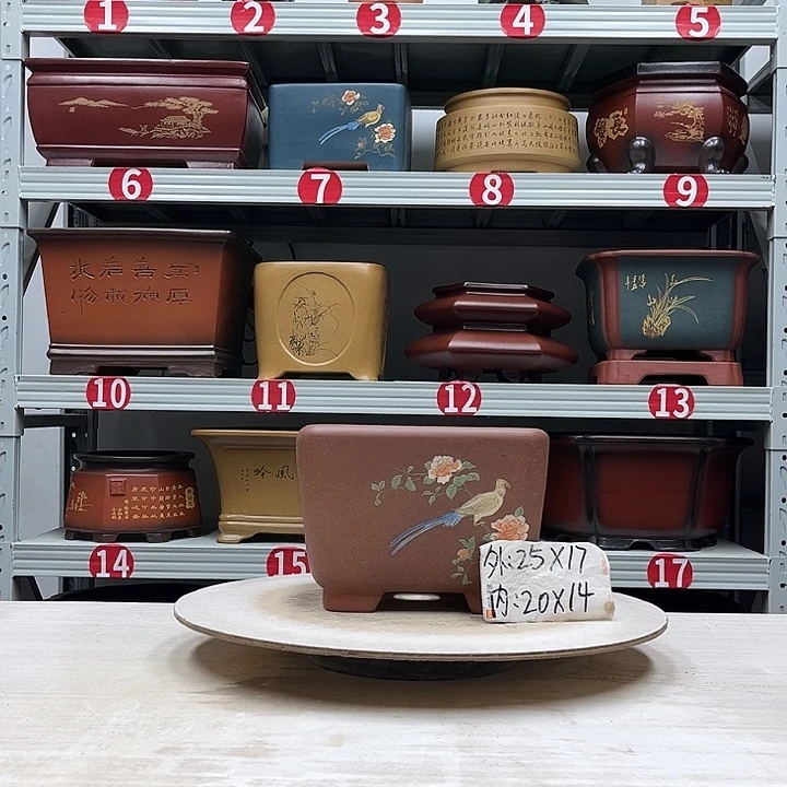 紫砂花盆紫砂花盆