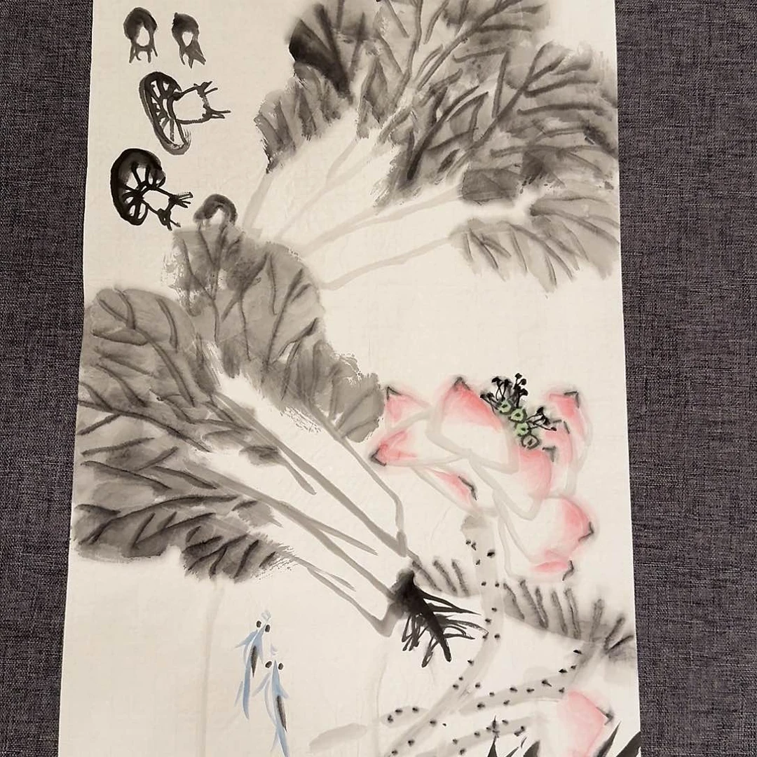 国画溥老师作品画作
