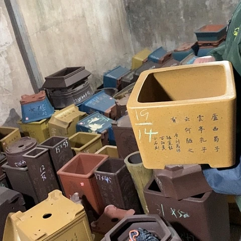 紫砂花盆手工制作