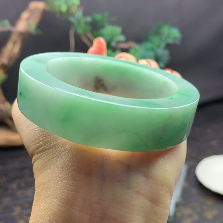 定制翡翠未镶嵌宽版轮胎