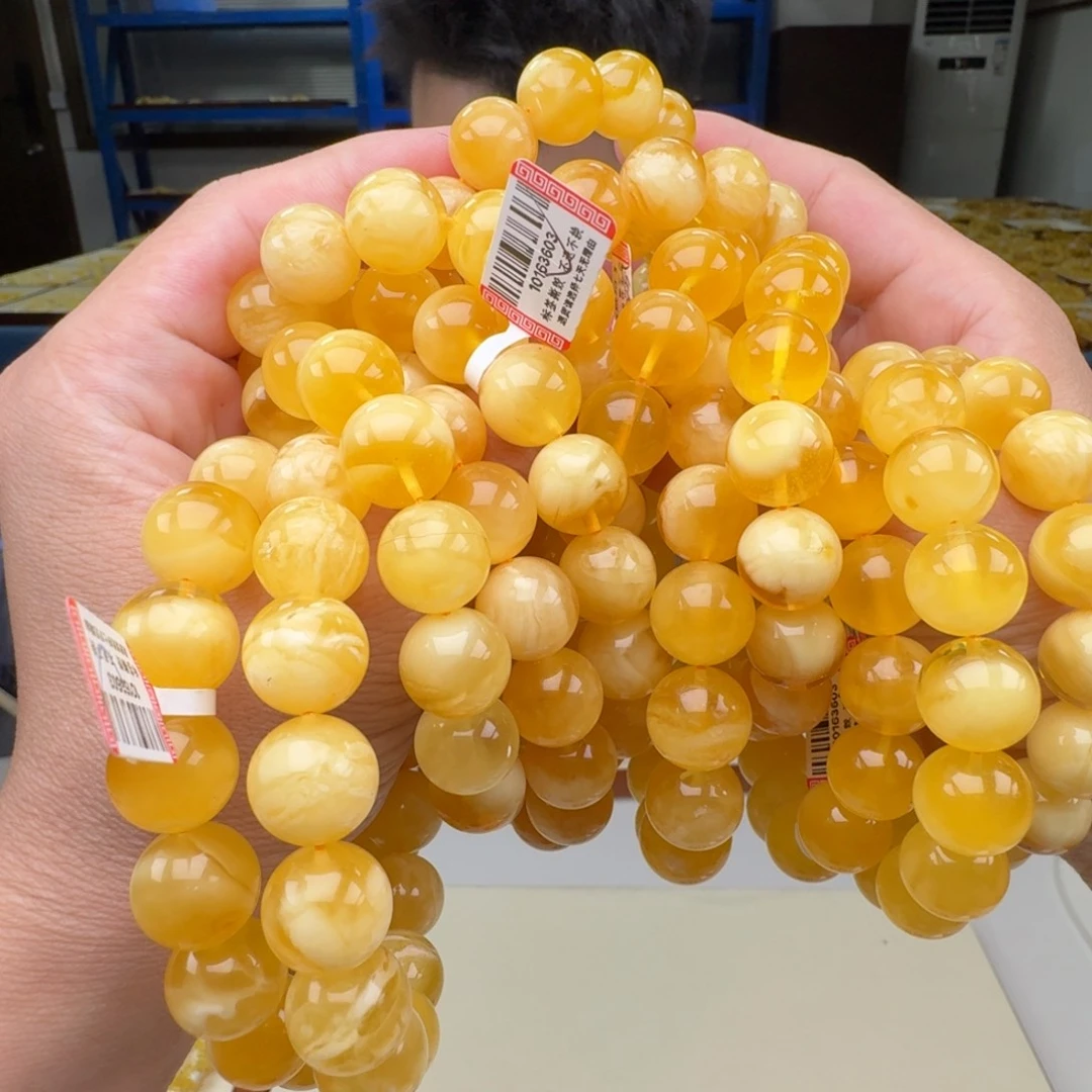 琥珀未镶嵌手链多样性发其一