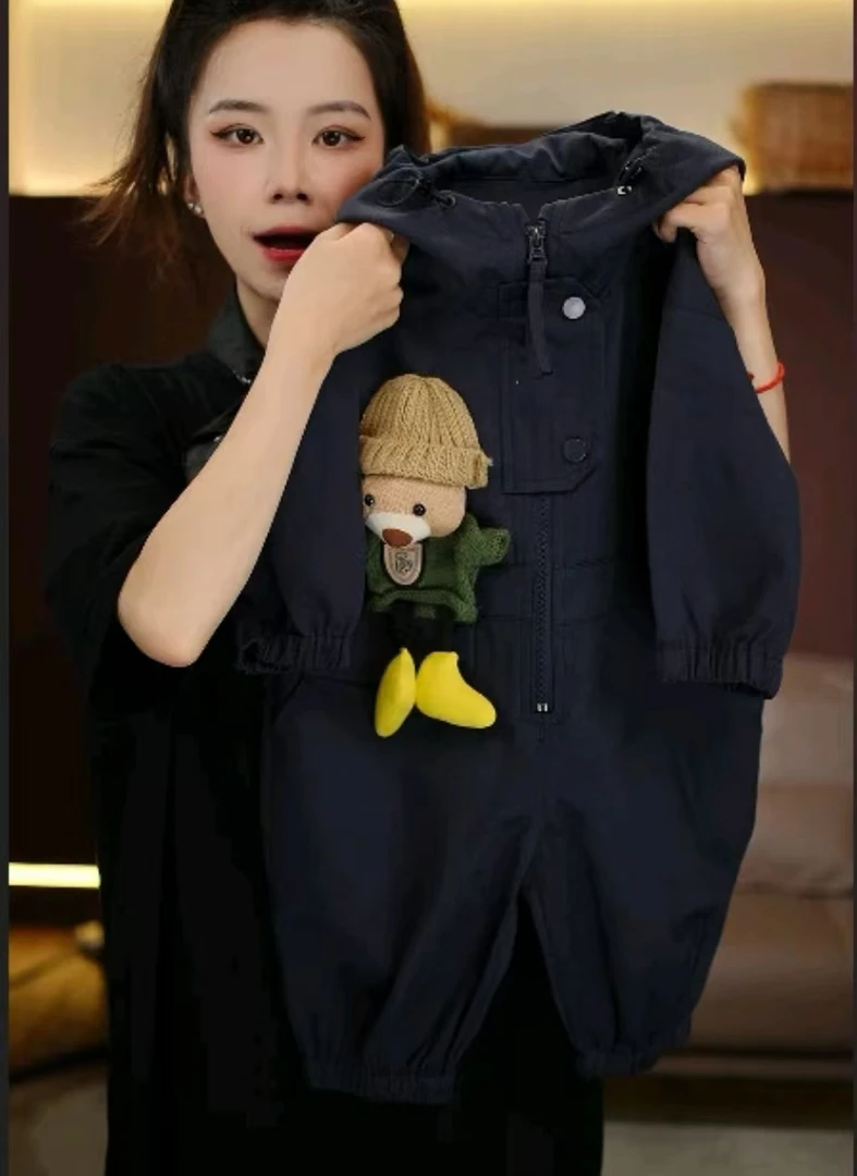 【现货】2025新款春秋季儿童可爱连体工装风裤子39110