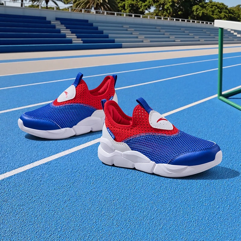 【米九儿】一脚蹬安踏儿童男小童跑鞋耐磨儿童网面运动鞋