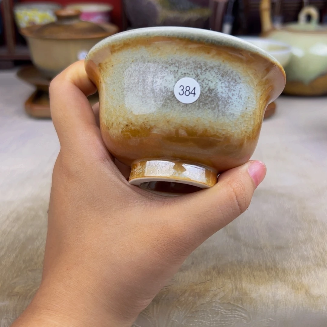 杯纯手工柴烧主人杯