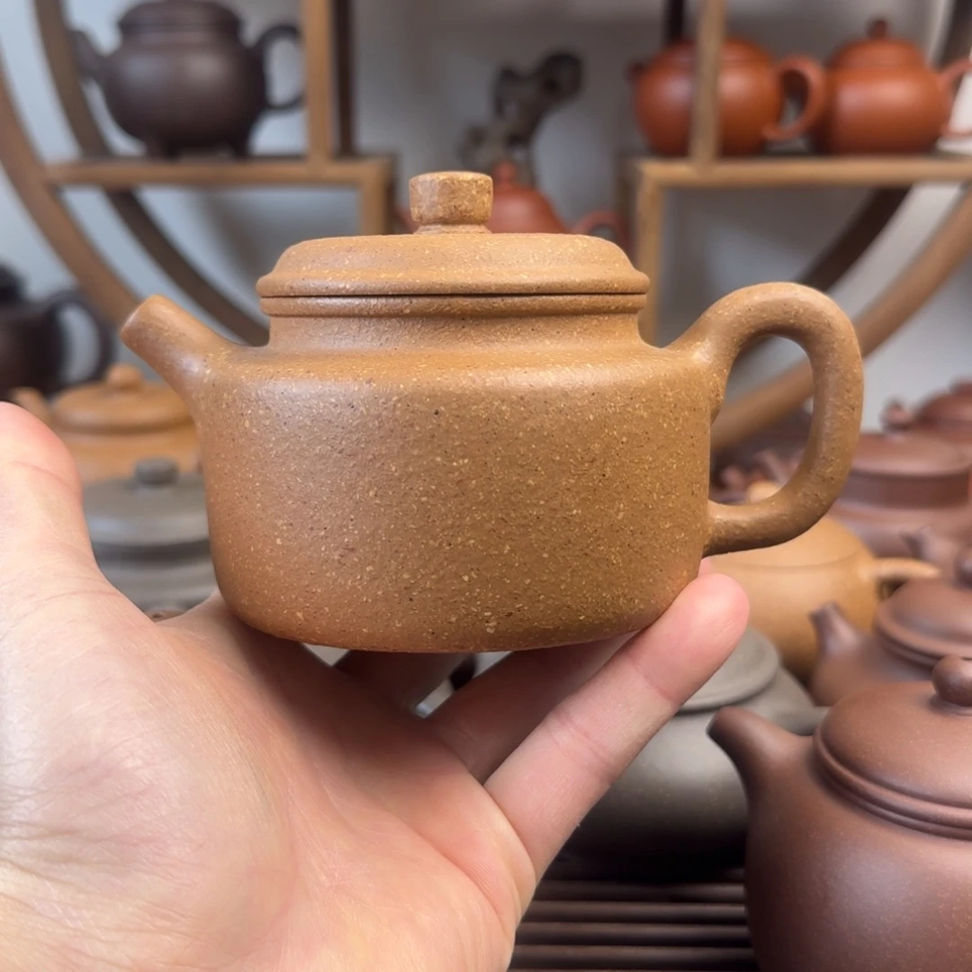 紫砂茶壶德钟280cc台西梨皮老段