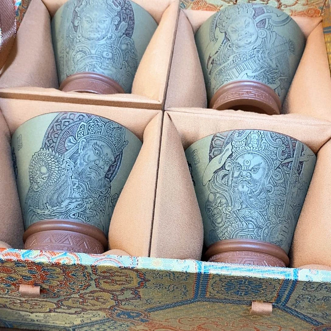 茶杯紫砂杰*宜兴紫砂杯