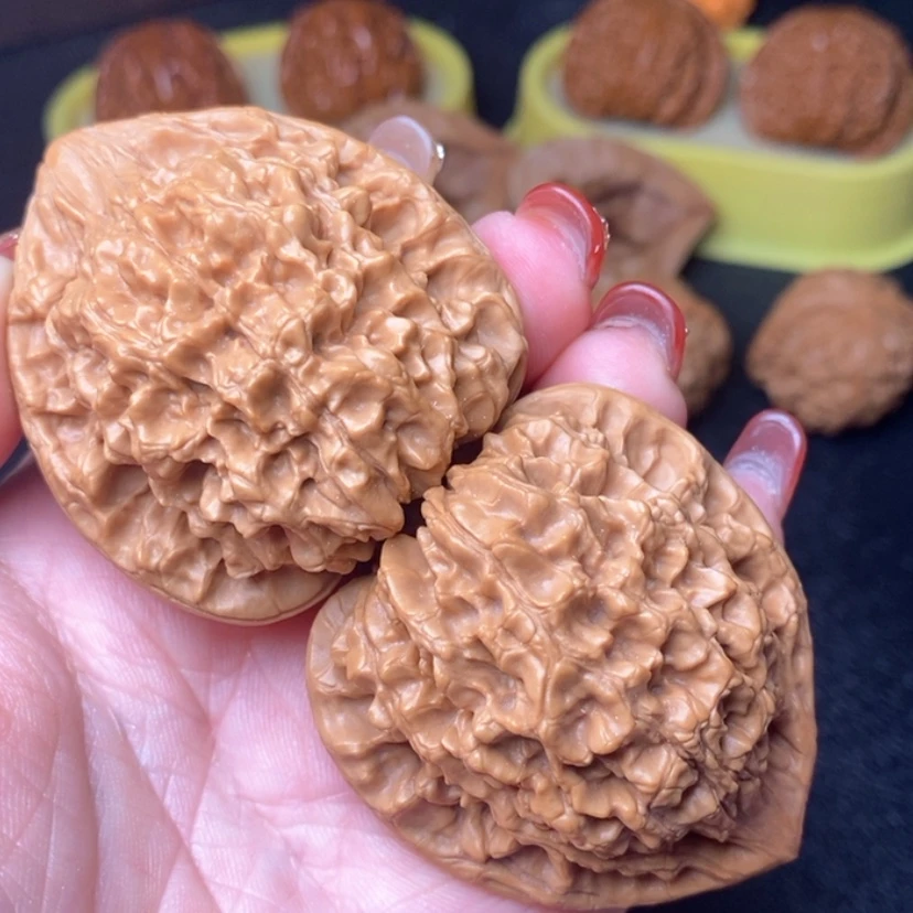 【闪购商品】文玩核桃把件808号官帽46