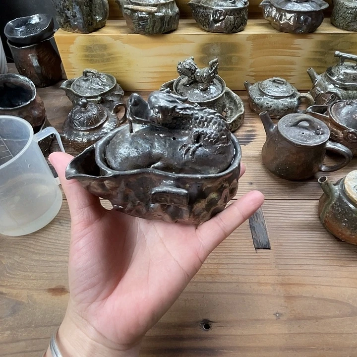 柴烧茶器福利茶壶