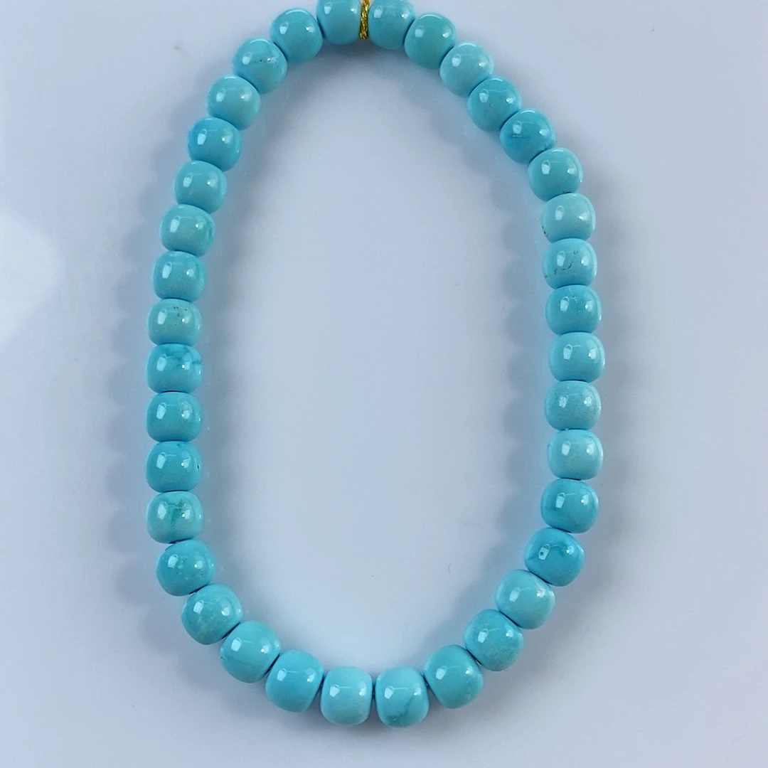 绿松石珠宝奇石未镶嵌5mm+