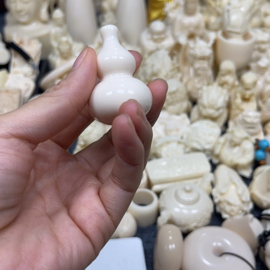 这***大猛犸象牙把件素葫芦