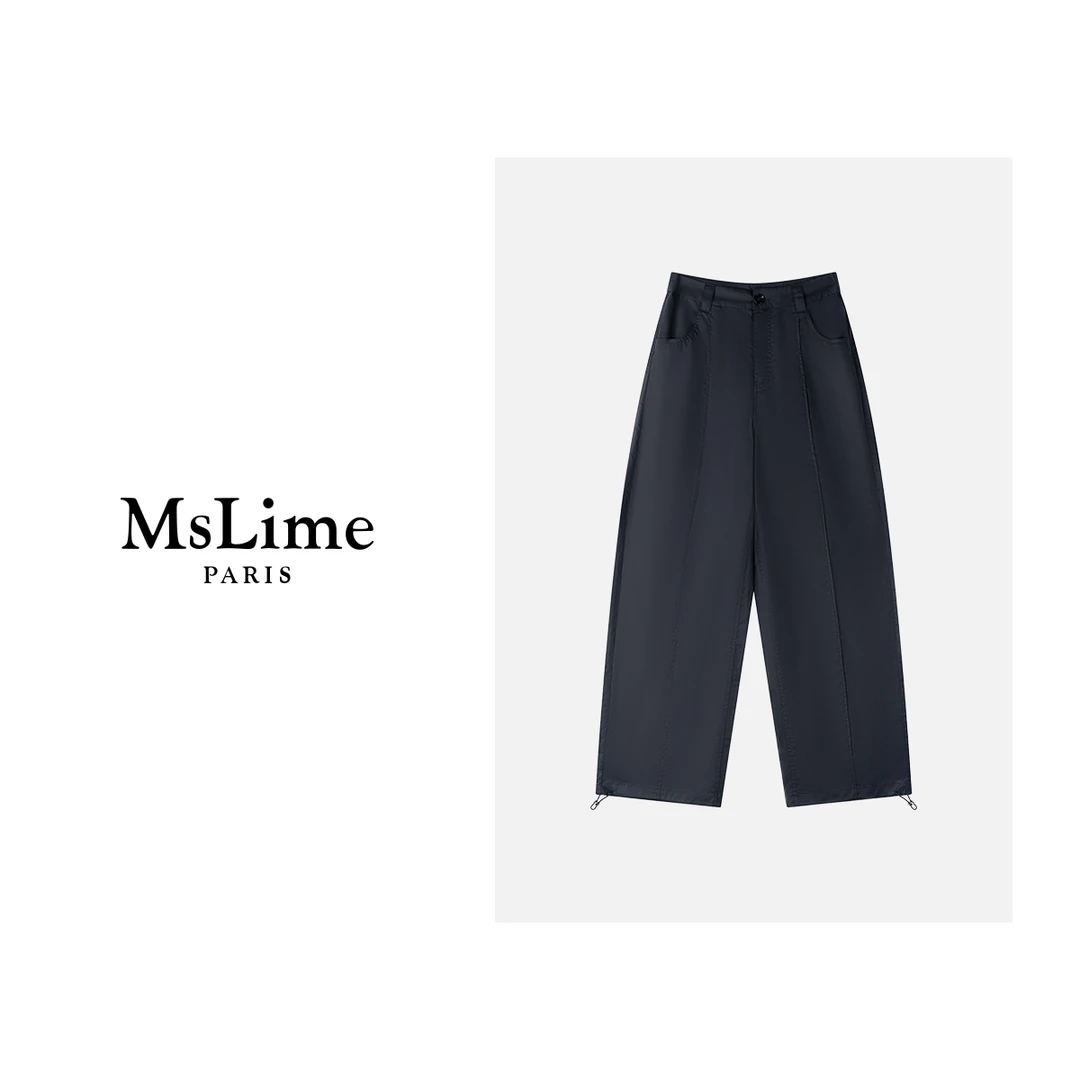 王嬛嬛MsLime25年’罗德岛‘开春新款100%棉 气质西裤 HD2A0209