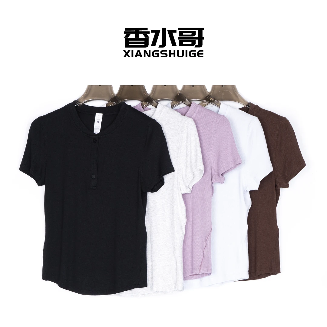 时尚弹力修身纯色T恤2025夏季新款女短袖莫代尔休闲舒适简约上衣