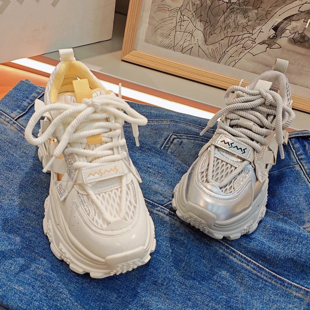 玛莎玛索81-256时尚百搭夏季新款镂空老爹鞋