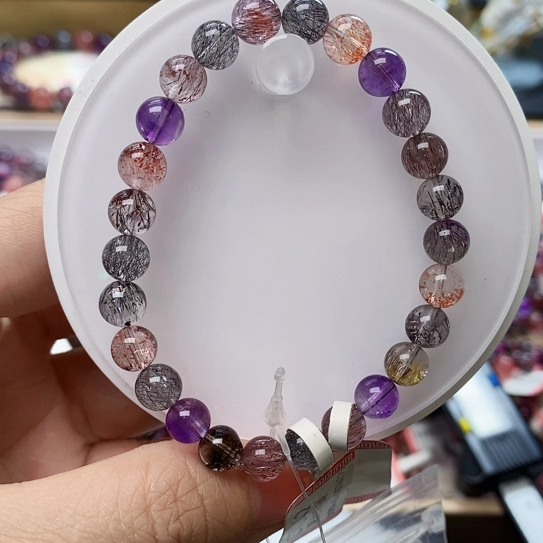 未镶嵌手链水晶7.3超七C7042