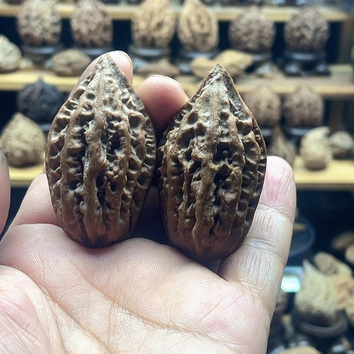 把件文玩核桃玉米纹