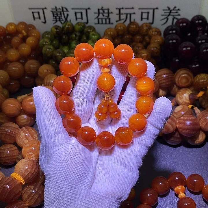 松木（琥珀木）手串/手链1.6 包浆高货
