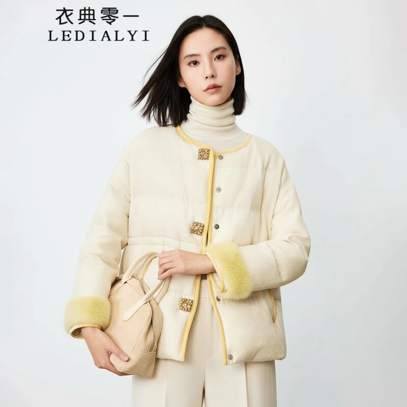 轻奢大牌羽绒服女2025冬季新款时尚气质宽松显瘦轻薄百搭保暖外套