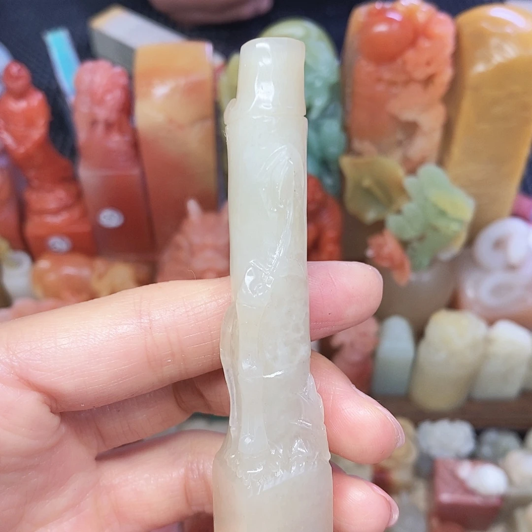 寿山石印石节节高升