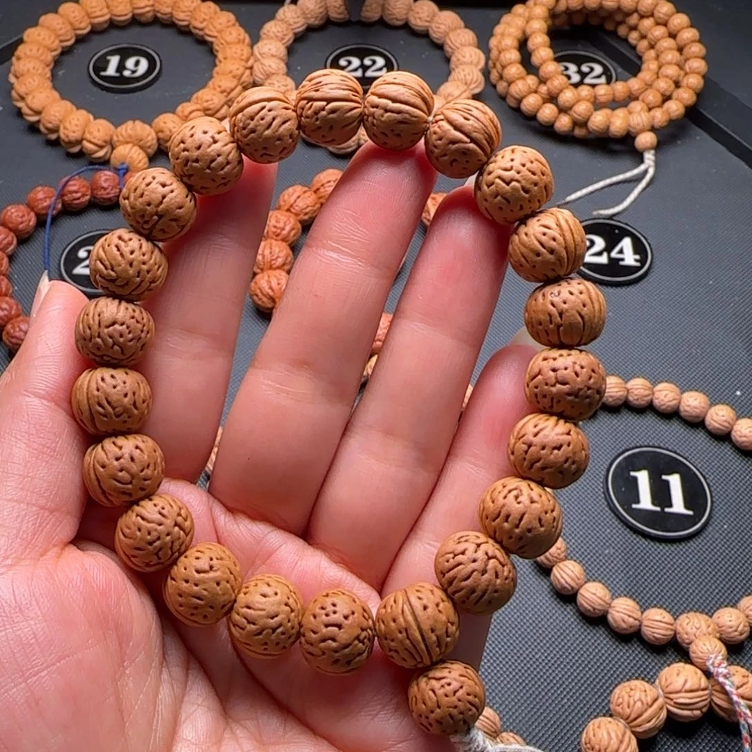 桃核手串蜡皮桃核手持