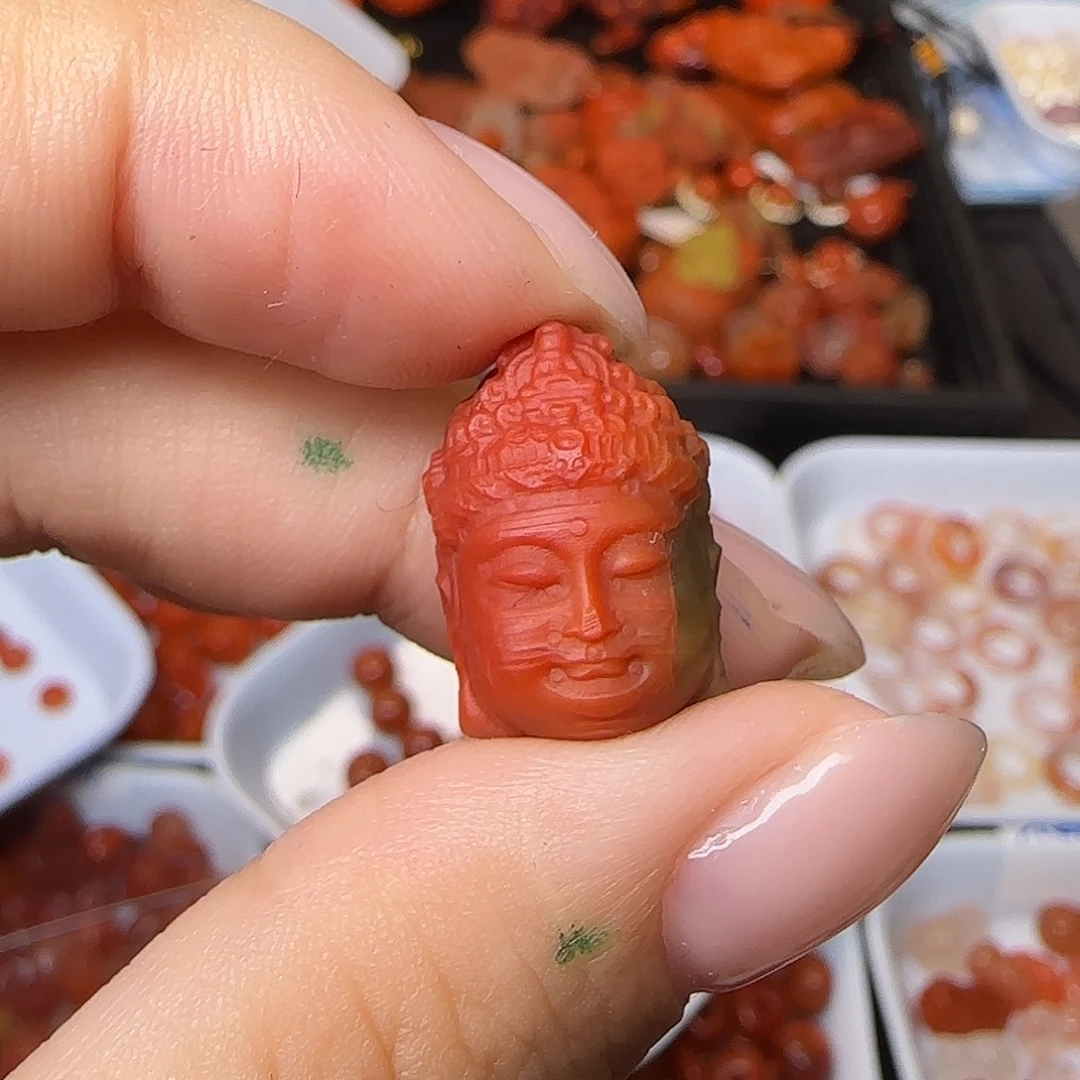 柳***店吊坠(不含链)未镶嵌南红玛瑙