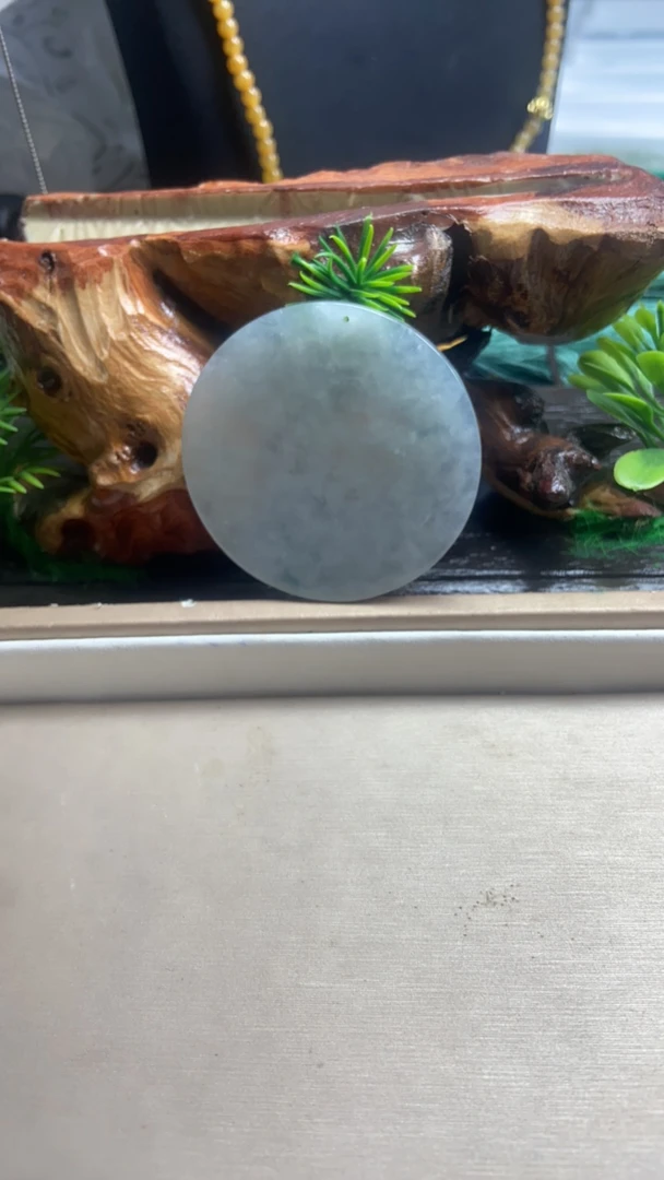 无事牌素面设计平安挂件玉石