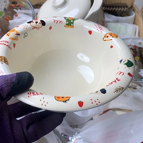 盘陶瓷制品满25拼单发货默认微瑕