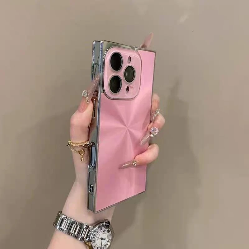 全包防摔水晶膜极光适用苹果16promax手机壳镭射iPhone15新款14女