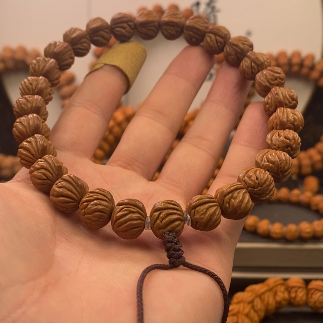 桃核手串13火麒麟手持