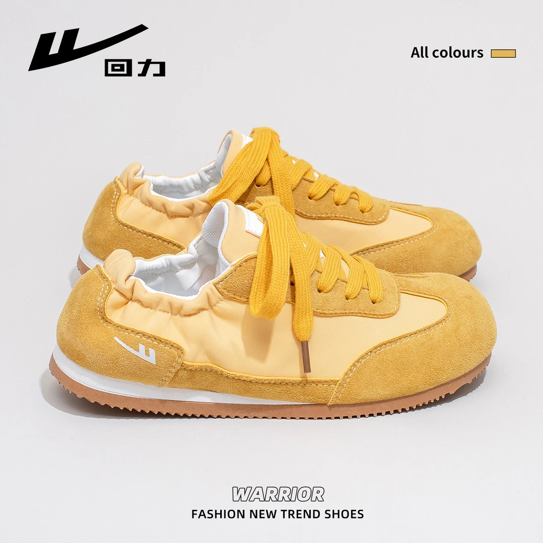 回力百搭平底德训鞋女款爆款夏季2025新款小众运动休闲轻便女鞋子