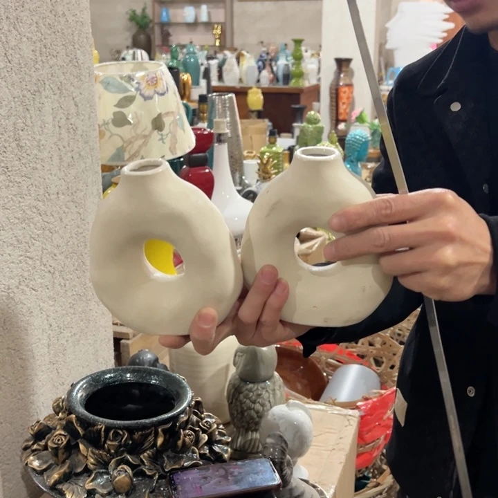 瓶高度15厘米口径3厘米微瑕捡漏上釉不匀