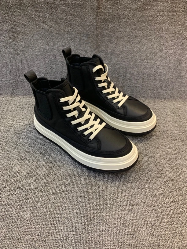 冬季新款男士休闲鞋舒适百搭休闲男皮鞋