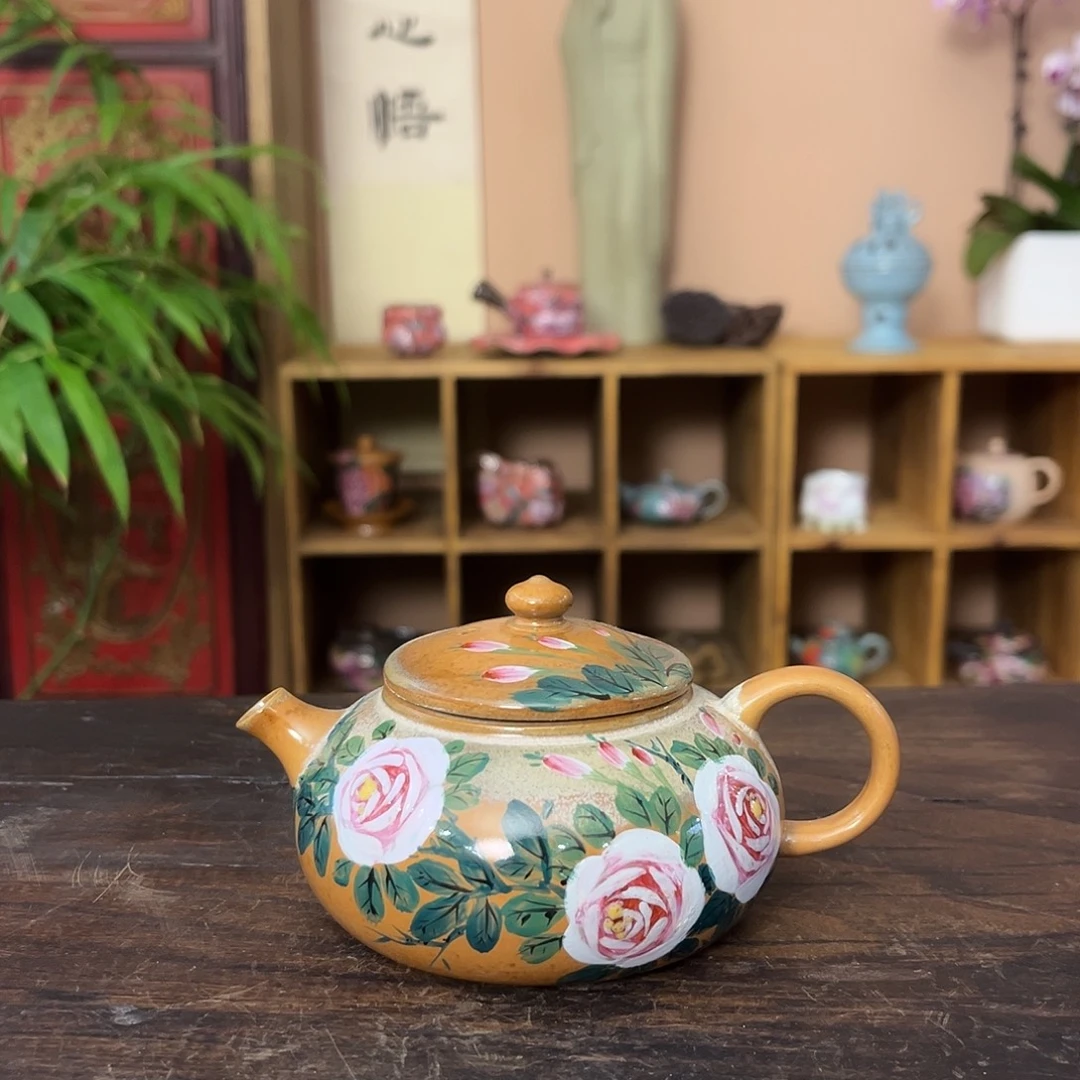 柴烧手工手绘陶瓷
