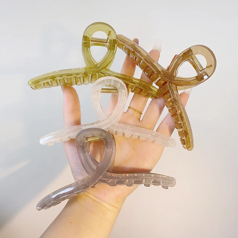 优雅大号鲨鱼大抓夹ins高颜值 女后脑勺发夹盘发抓夹发卡发饰气质