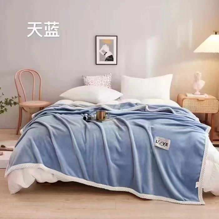 牛奶绒双面毯180*200