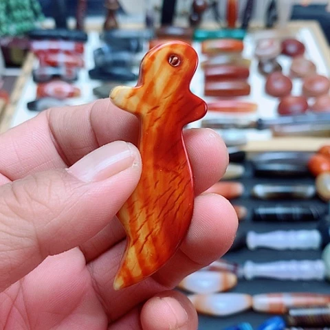 玛瑙/玉髓合金颈饰