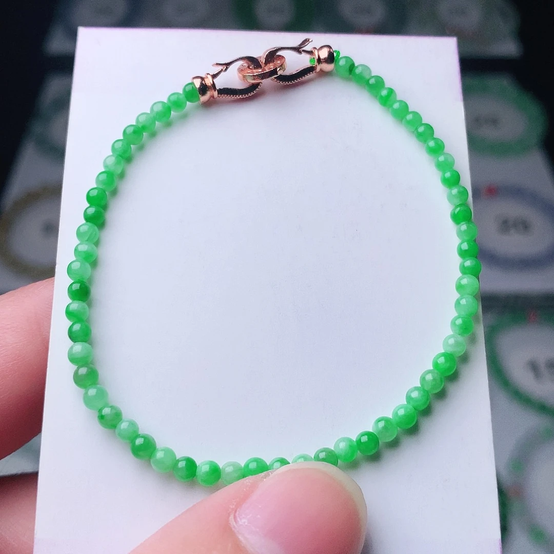 翡翠未镶嵌手链翡翠