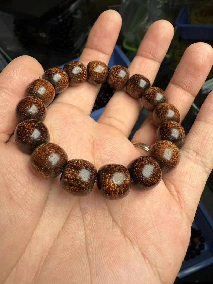 【上新了文玩甄选】巴布亚贡木龙鳞14mm单圈手串