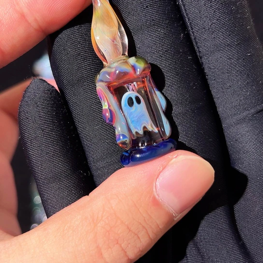 颈饰玻璃小鬼蜡烛17号