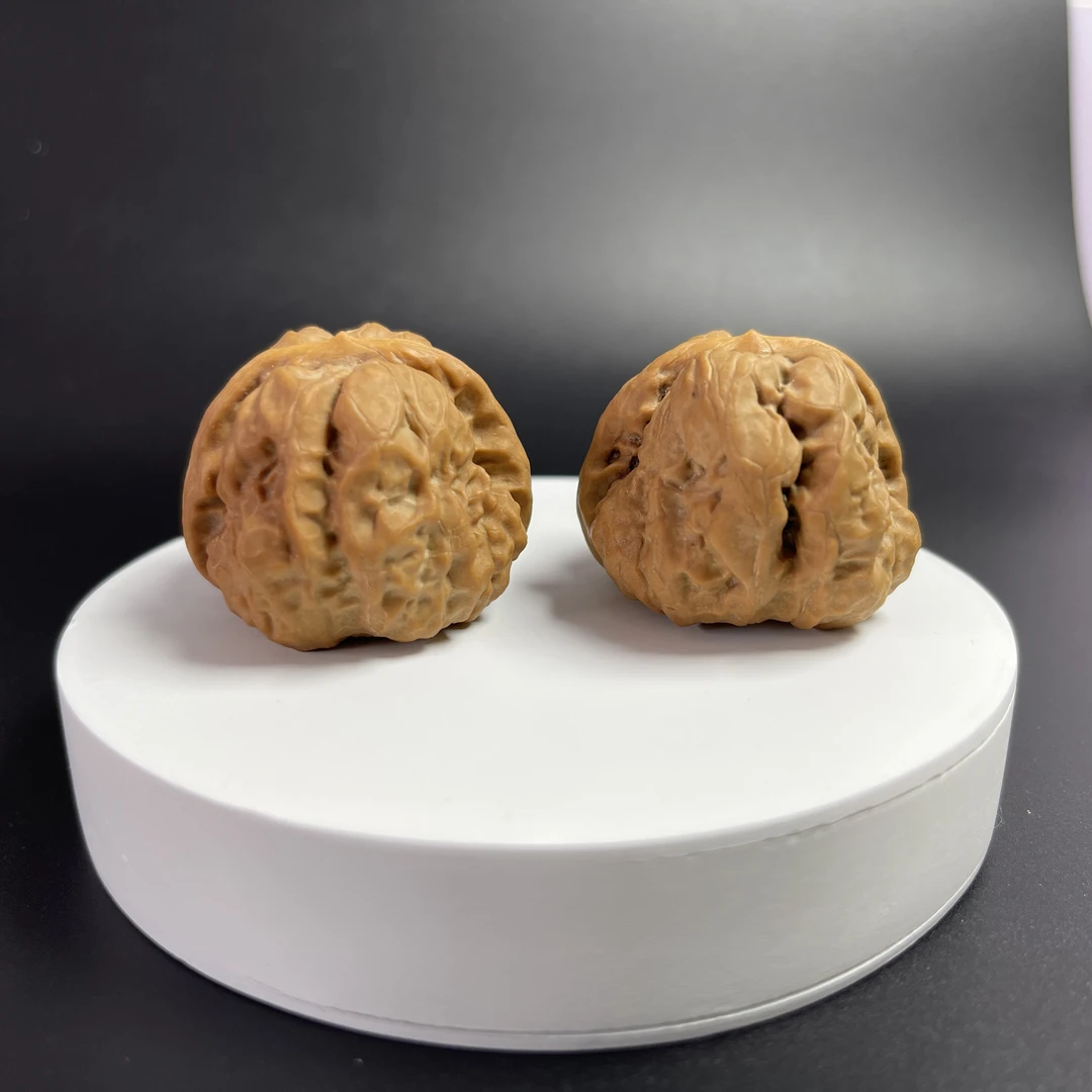 YC1229-40【全品蛤蟆头】涞水溯源麻核桃专场文玩核桃手把件