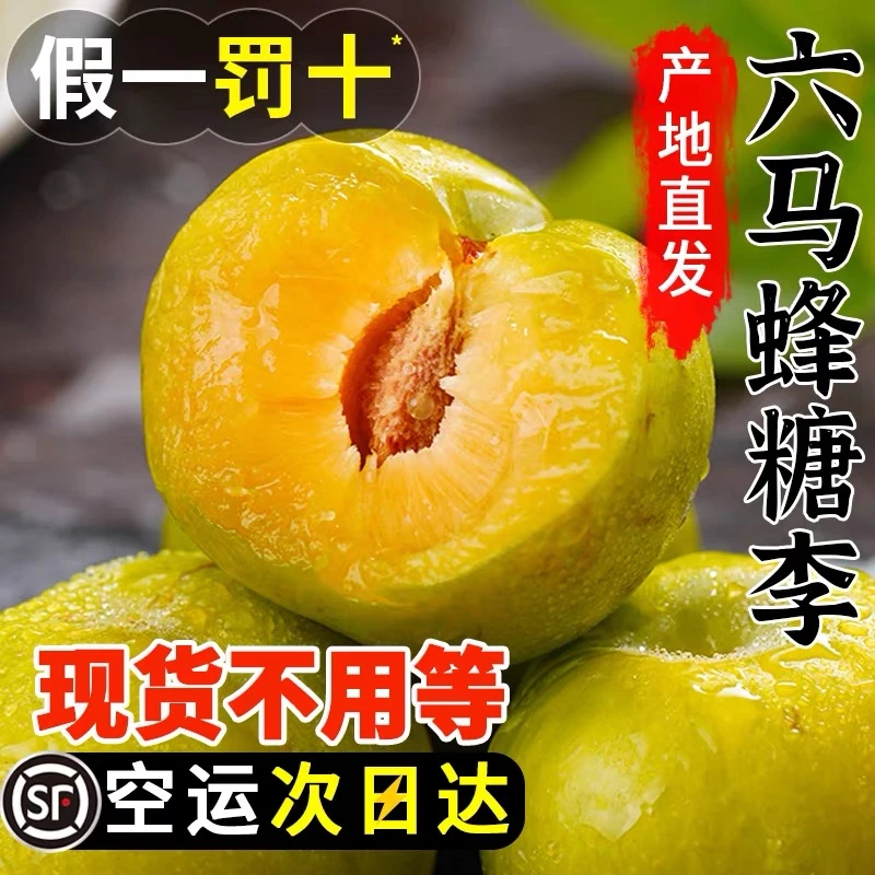 【拍3斤送2斤 到手带箱5斤】贵州镇宁六马蜂糖李假一赔十贵州省