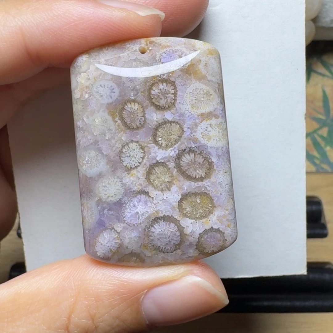 硅化玉紫黄果冻，保真未镶嵌