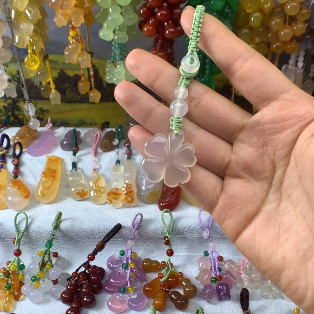 玛瑙/玉髓吊坠(不含链)未镶嵌