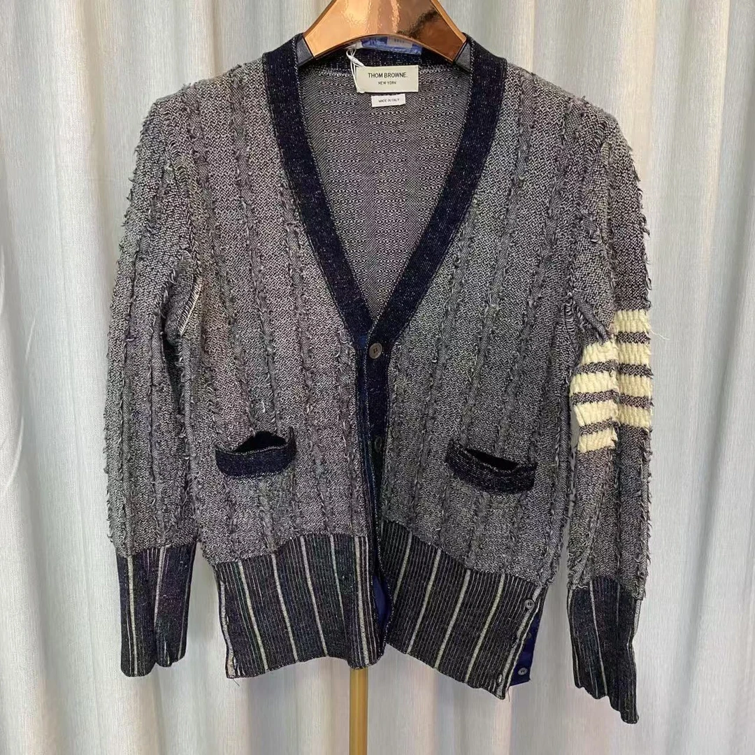 95新 THOMBROWNE Y/THOM BROWNE毛衣外套/3码/1340020