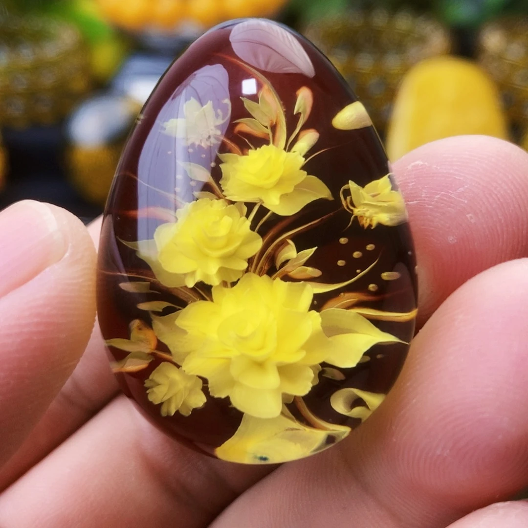 【闪购商品】未镶嵌吊坠(不含链)金珀